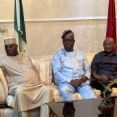 BREAKING: David Mark ADC Faction Meets Turaki-Led PDP Leaders In Abuja, Fuels Talk Of Coalition
