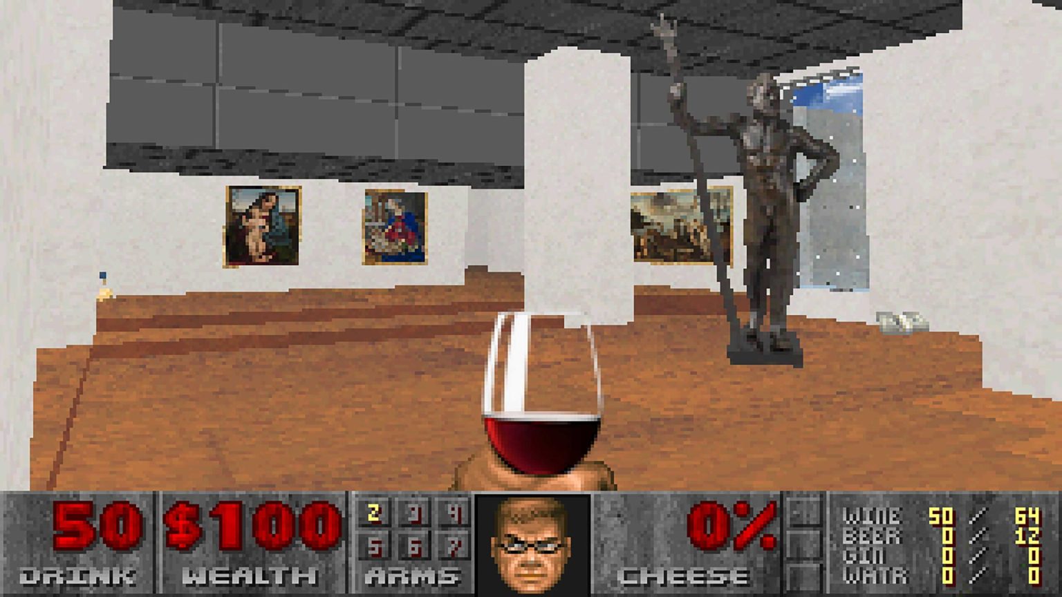Forget ‘Can it run Doom?’ — This version of Doom is an interactive art gallery