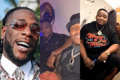 Burna Boy Hosts UFC stars Kamaru Usman and Francis Ngannou in Lavish Mansion Hangout