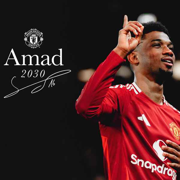 Amad signs new contract until 2030