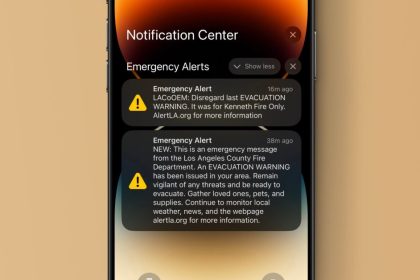 All iPhone users in Los Angeles were accidentally sent an evacuation alert