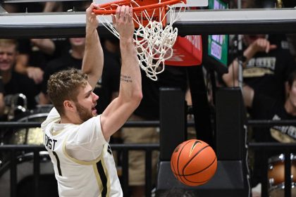 WATCH: Purdue’s Caleb Furst Throws Down 1-Handed Jam With Authority vs. Rutgers