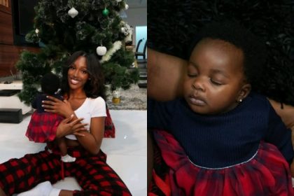 Ivy Ifeoma, Wife of Paul Okoye, Shares First Photos of Their Newborn Daughter