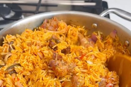 Why Settle for Regular Jollof When You Can Try Velvety Foodies’ Asun Jollof?