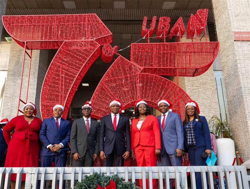 UBA heralds festive season, lights up Lagos Marina Garden  