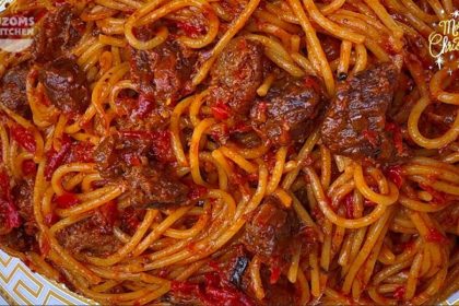 Jollof Meets Pasta in Uzoms’ Kitchen Flavourful Christmas Recipe