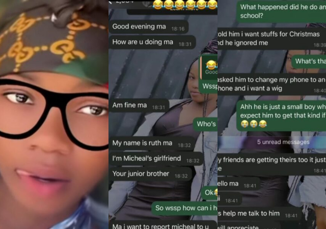 Lady Shares 15-Year-Old Brother’s Girlfriend’s Complaints In Surprising Whatsapp Messages