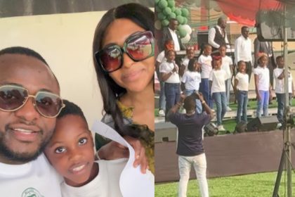 Mixed Reactions As Ubi Franklin And Ex-Wife Reunite For Son’s Christmas Party