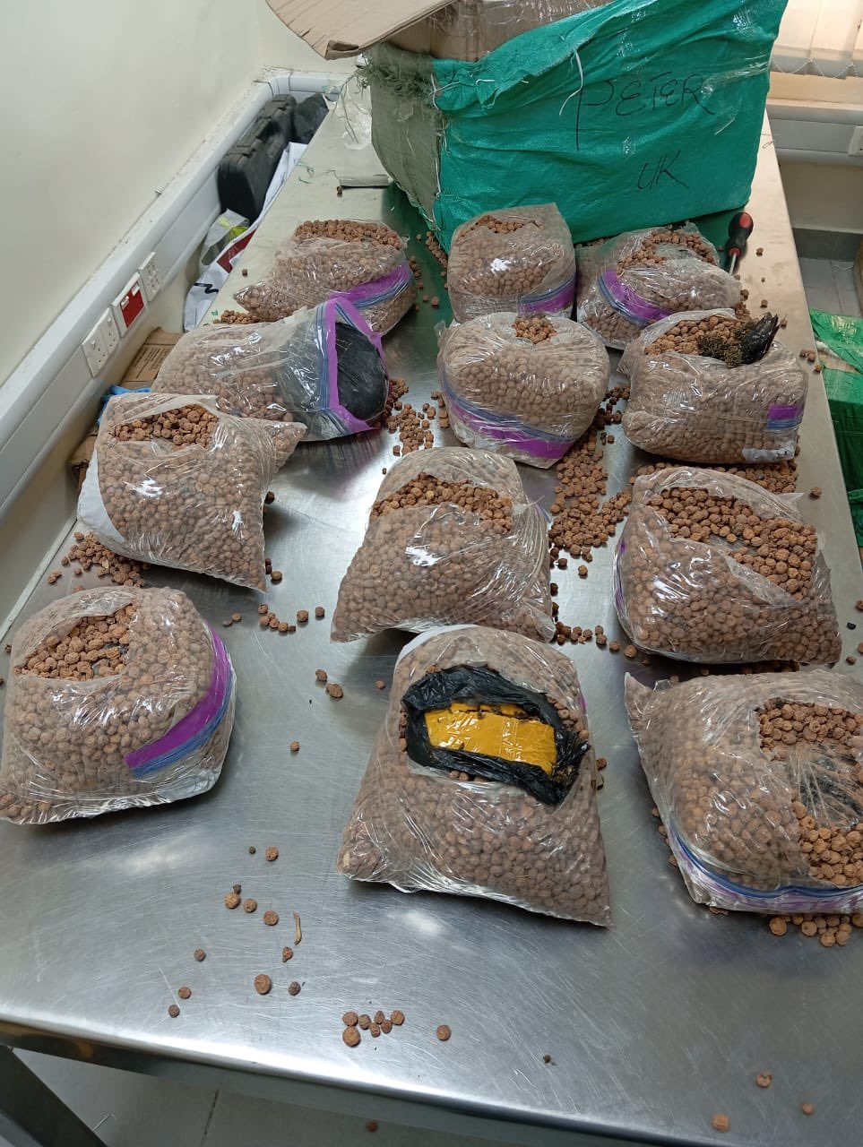 VIDEOS: NDLEA uncovers UK-bound drugs hidden in tiger nuts, groundnut parcels