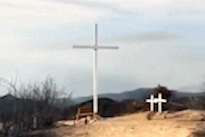 Pepperdine University cross survives Franklin Fire: ‘Grateful to God’