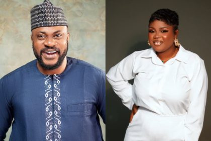 Actor Odunlade Adekola teases Tosin Olaniyan over her attire to his movie premiere