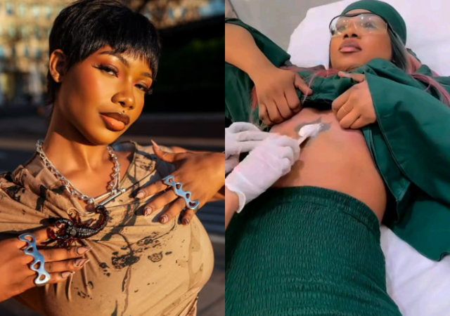 BBNaija’s Tacha removes tattoo of Davido