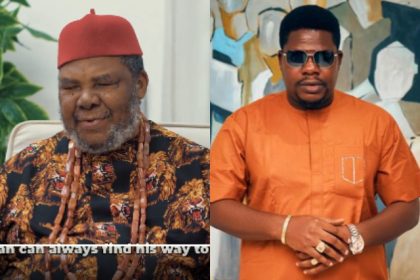 Pete Edochie Stuns Fans With Special Appearance On Mr Macaroni’s Skit