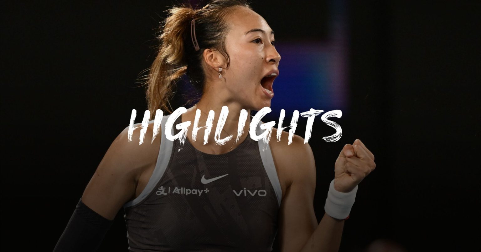Fifth seed Zheng wins opening match of tournament