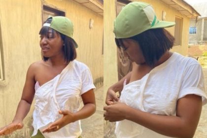 Female corper cries out as teacher allegedly assault her for ‘not greeting properly’