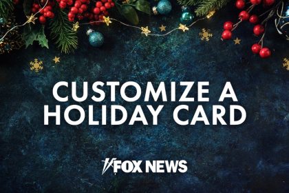Customize your own Fox News Holiday Card