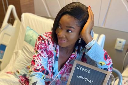 “Our Princess is Here!” Wofai Fada & Taiwo Cole Welcome Their Baby Girl | See Photos