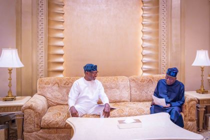 Tinubu meets FBN Holdings chairman Otedola in Abu Dhabi amid legal dispute 