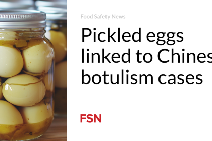 Pickled eggs linked to Chinese botulism cases