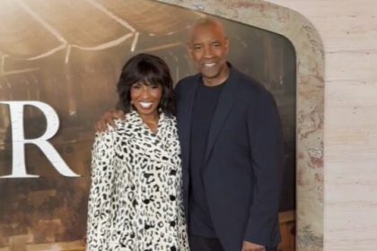 Denzel & Pauletta Washington Redefine Chic Red Carpet Style at Gladiator II Premiere