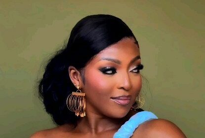 Yvonne Okoro is 40, Fabulous & Serving Aqua Blue Glam in Her Birthday Shoot