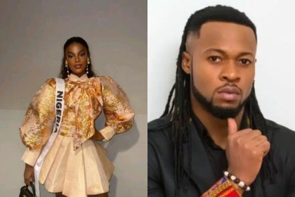 Flavour Reacts as Fans Joke About “Hiding” Miss Universe Runner-Up Chidinma Adetshina from Him