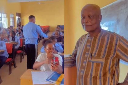 AAU lecturer gift ₦200 each as transport fare to students who attend his lecture