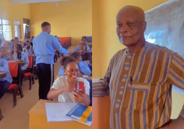 AAU lecturer gift ₦200 each as transport fare to students who attend his lecture