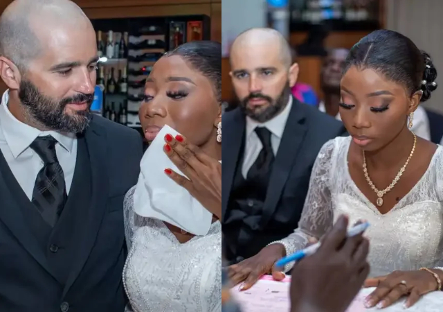 Nigerian Lady With Sickle Cell Joyfully Celebrates Wedding, Laughs At Cristics