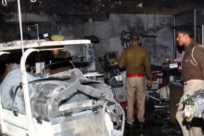 10 newborn babies die in India after fire rips through hospital neonatal unit