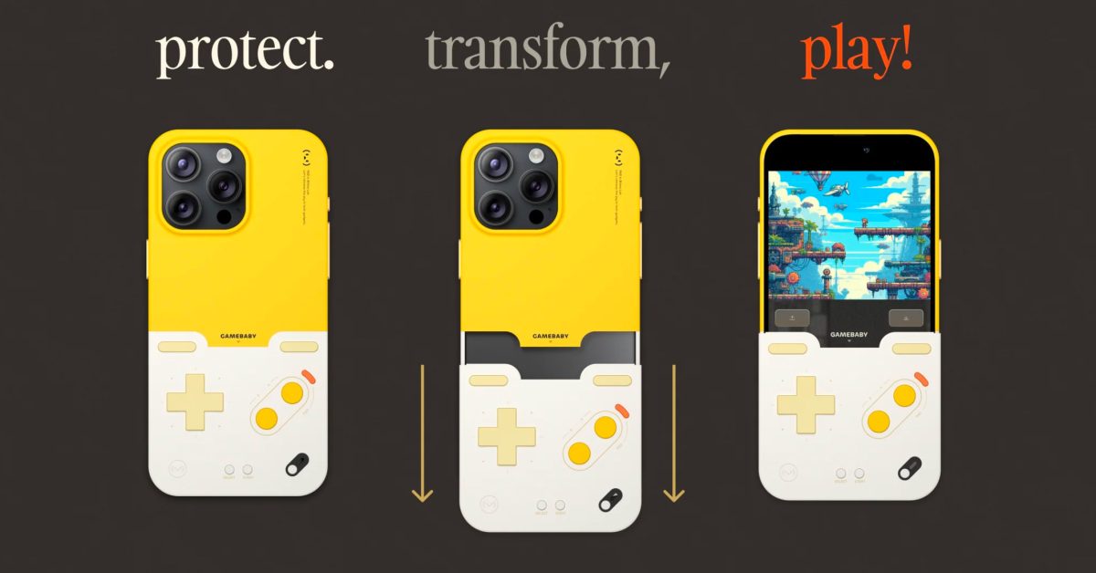 Turn your iPhone into retro console with physical buttons with this case