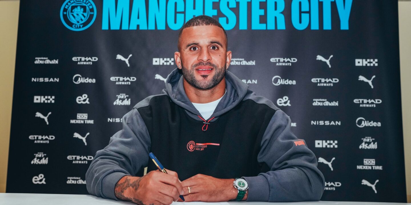 Kyle Walker breaks silence on his future at Manchester City
