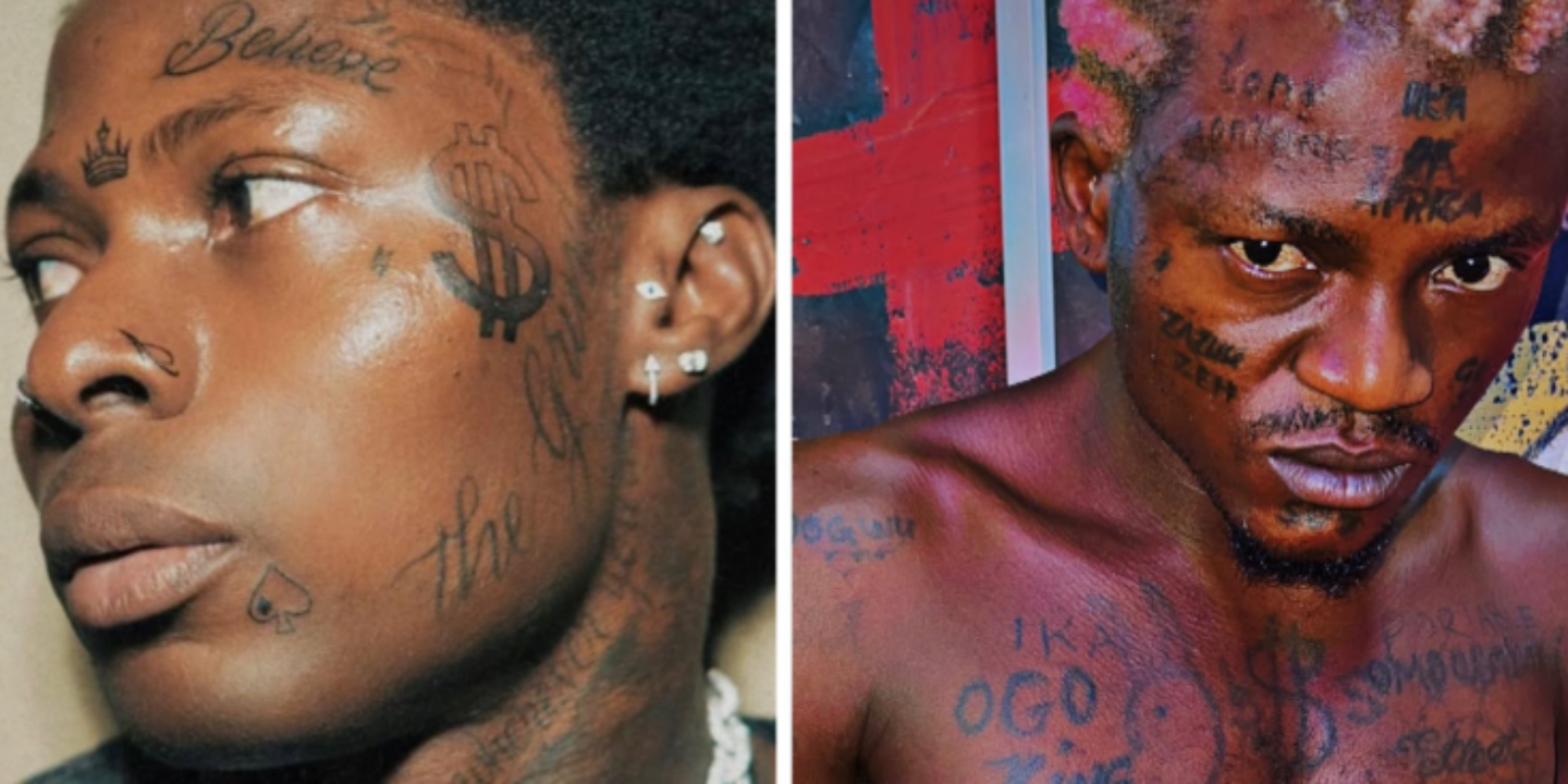 Portable warns fans against comparing him to Asake over facial tattoo