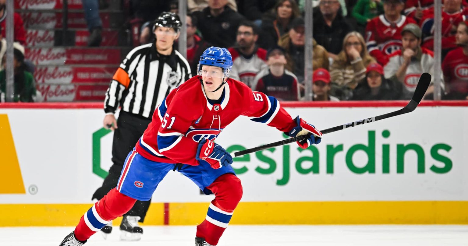 Canadiens’ Emil Heineman Out 3-4 Weeks With Upper-Body Injury After Being Hit by Car