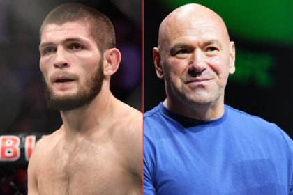 Hysterical Dana White wants to ask Khabib Nurmagomedov one question after viral plane incident