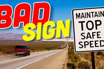 If You Ever See This Speed Sign, You’re Probably Going to Die