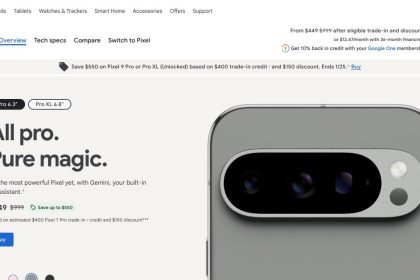 Google Store showing Pixel 9 prices that assume trade-ins 