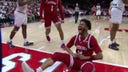Kanaan Carlyle finishes a TOUGH and-1 bucket in transition, extending Indiana’s lead vs. Ohio State