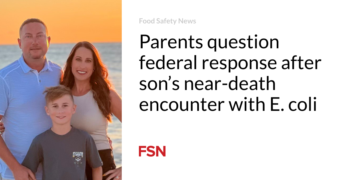 Parents question federal response after son’s near-death encounter with E. coli