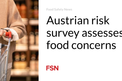 Austrian risk survey assesses food concerns