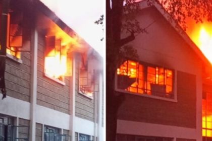 Moi Girls High School on Fire