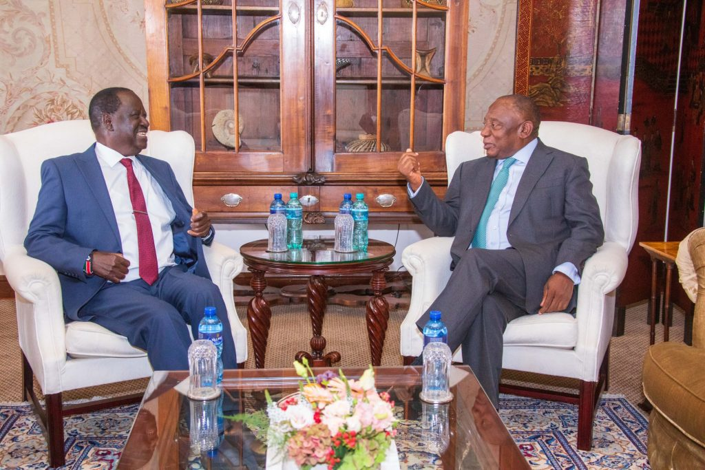 Raila meets 6 presidents in 5 days: Details diplomatic charm offensive for AUC job