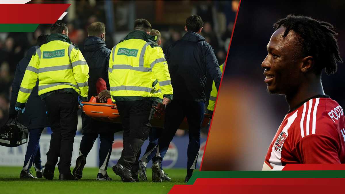 Vincent Harper: Kenyan international suffers nasty injury in Exeter loss to Birmingham