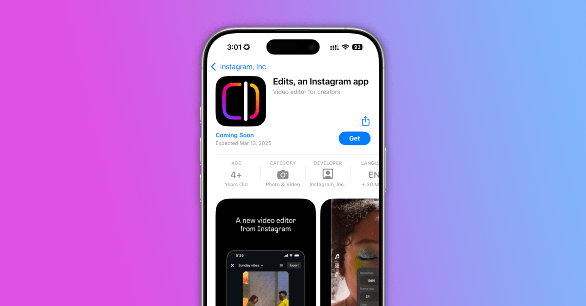 Instagram announces new ‘Edits’ app amidst TikTok and CapCut ban, launching next month