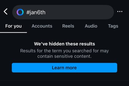 Instagram blocked searches for #democrats and other political hashtags