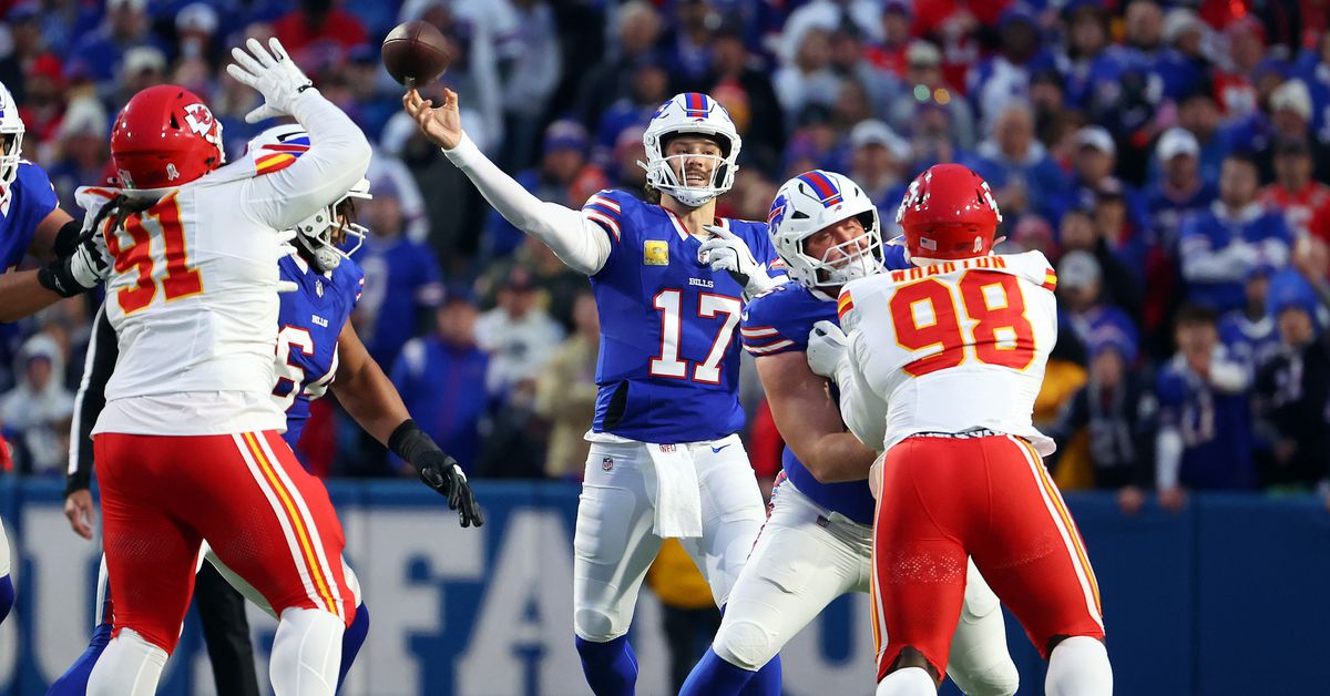 Opening odds for Bills vs. Chiefs AFC Championship Game in 2025 NFL playoffs