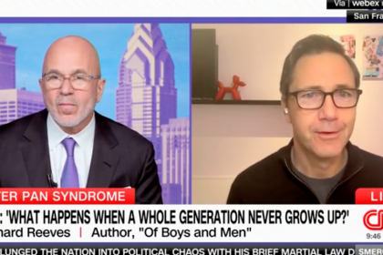 Author tells CNN that number of adult men not able to buy homes, have families is ‘big issue’ for country