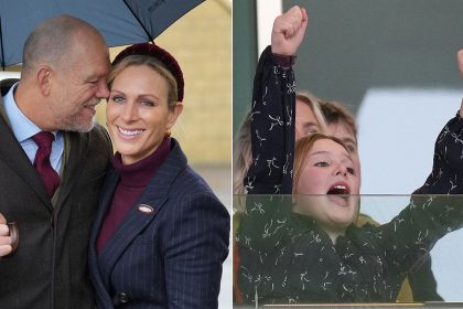 Zara and Mike Tindall’s children steal the show at races ahead of family separation
