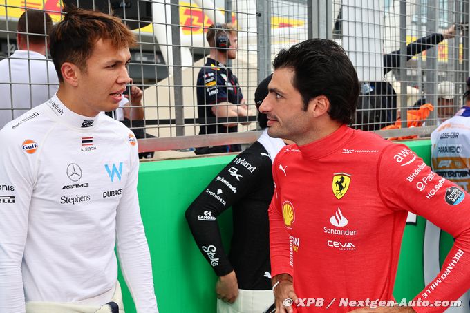 Albon : Ce que Sainz apporte sera très important pour Williams F1