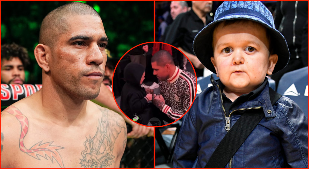 Hasbulla headbutts Alex Pereira in hilarious backstage faceoff at UFC 311 weigh-in